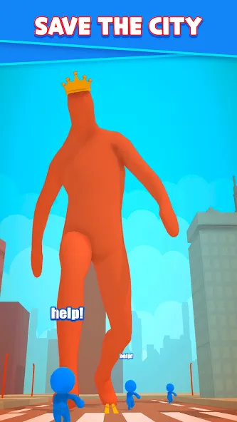 Giant Wanted (Джайант Вантед) [МОД: Меню, Бесконечные монеты и Открытые уровни] Screenshot 1
