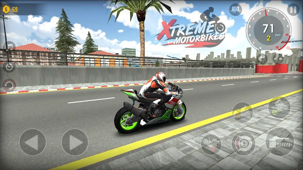 Xtreme Motorbikes (Экстрим моторбайкс) [МОД: Меню, Бесконечные монеты и Открытые уровни] Screenshot 2