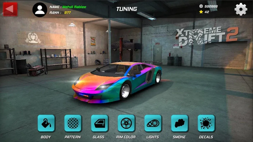 Xtreme Drift 2 (Икстрим Дрифт 2) [МОД: Много денег, Монет и Все открыто] Screenshot 2