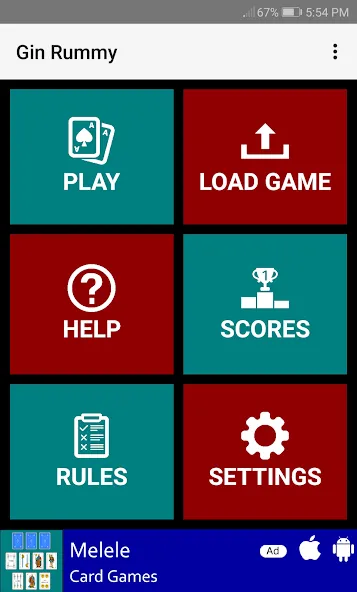 Gin Rummy (Джин Рамми) [МОД: Много денег, Монет и Все открыто] Screenshot 1