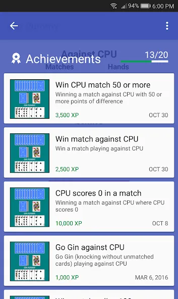 Gin Rummy (Джин Рамми) [МОД: Много денег, Монет и Все открыто] Screenshot 5