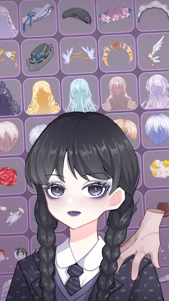 Anime Avatar Maker Creator (Аниме Аватар Мейкер Креейтор) [МОД: Бесконечные деньги, Монеты и Мега MOD] Screenshot 2
