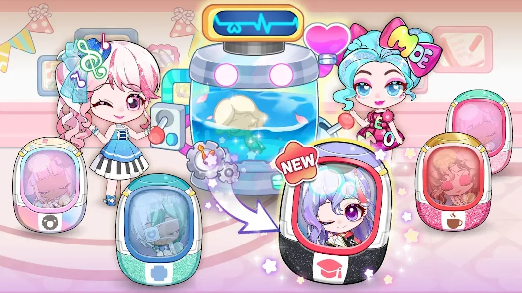 Chibi Doll: My School (Чиби Долл) [МОД: Все открыто, Дополнительные деньги и Меню MOD] Screenshot 3