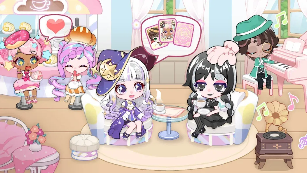 Chibi Doll: My School (Чиби Долл) [МОД: Все открыто, Дополнительные деньги и Меню MOD] Screenshot 4