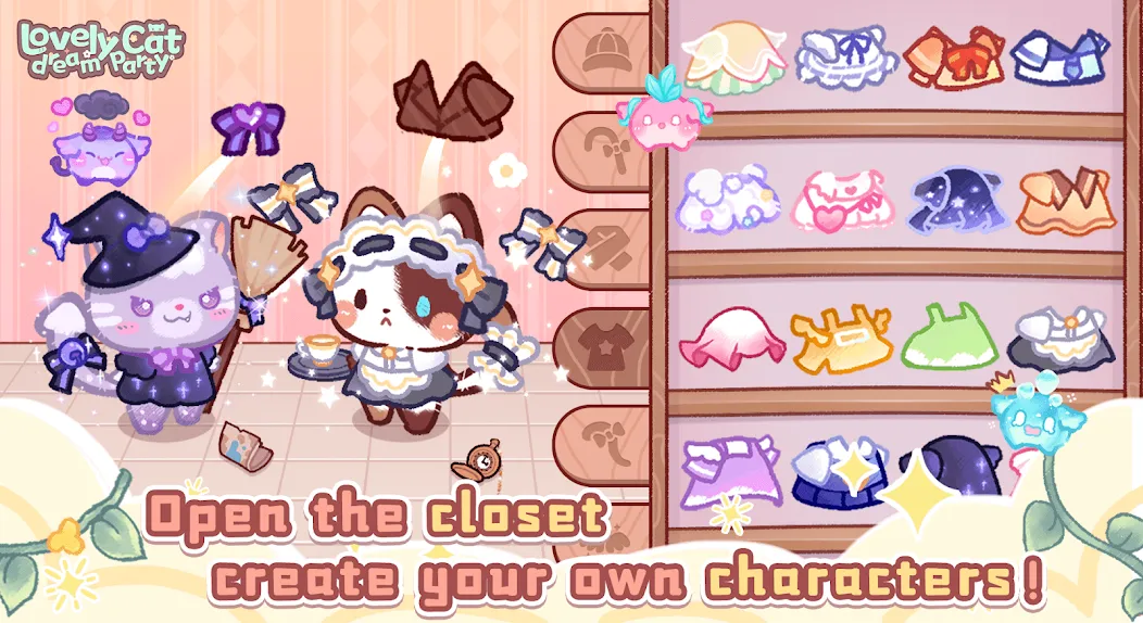 Lovely cat dream party (Лавли кэт дрим пати) [МОД: Деньги, Монеты и Меню MOD] Screenshot 1