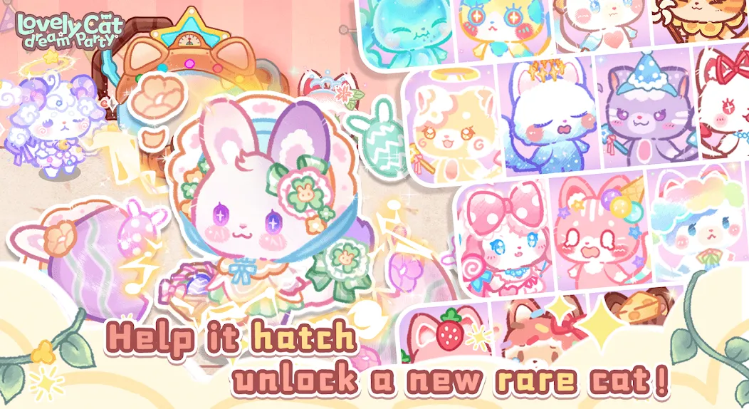 Lovely cat dream party (Лавли кэт дрим пати) [МОД: Деньги, Монеты и Меню MOD] Screenshot 2