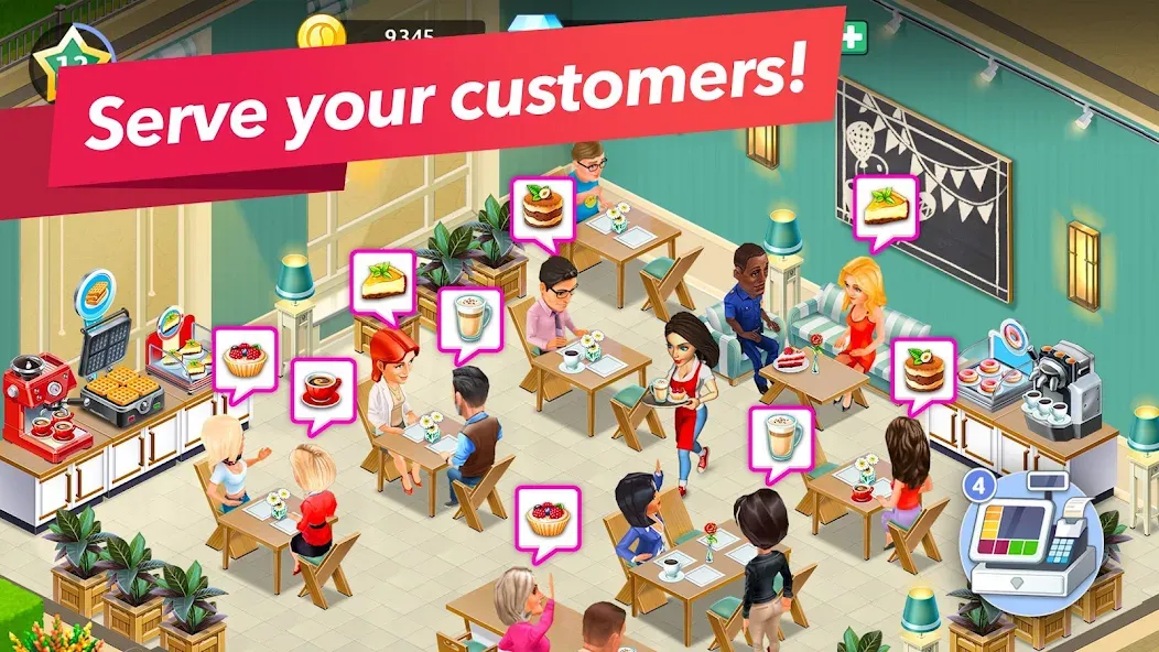 My Cafe — Restaurant Game [МОД: Все открыто, Дополнительные деньги и Меню MOD] Screenshot 3