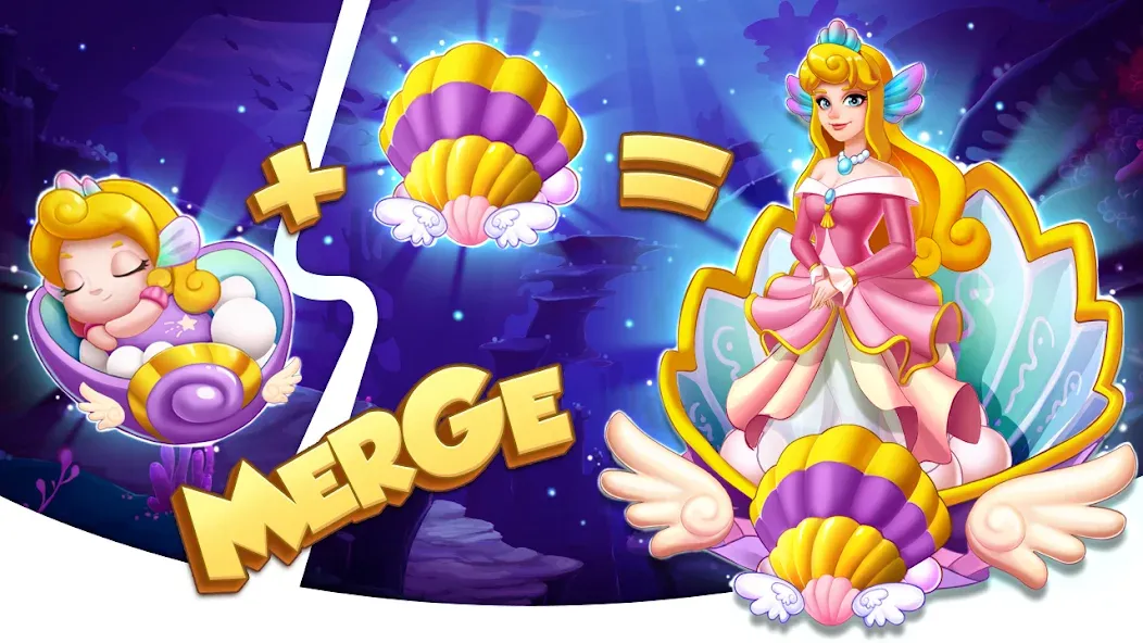 Merge Seatopia:Merge 3 Puzzles [МОД: Много монет, Открытые уровни и Мега MOD] Screenshot 5