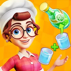 Скачать Merge Cooking:Theme Restaurant [МОД: Много монет, Открытые уровни и Мега MOD] | Взлом Merge Cooking:Theme Restaurant на Андроид