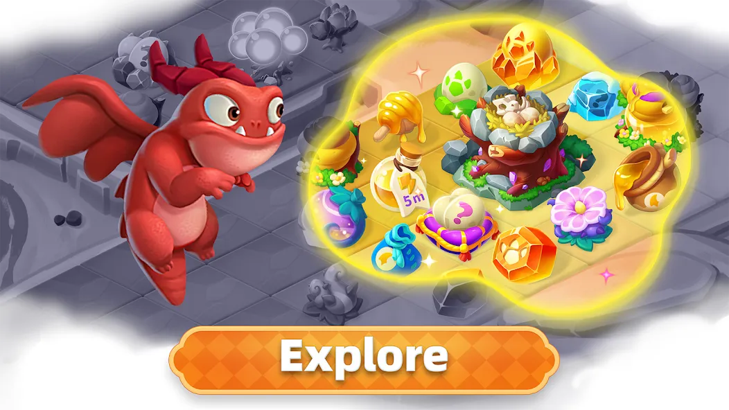 Merge Legends: Dragon Island (Мердж Легендс) [МОД: Меню, Бесконечные монеты и Открытые уровни] Screenshot 5