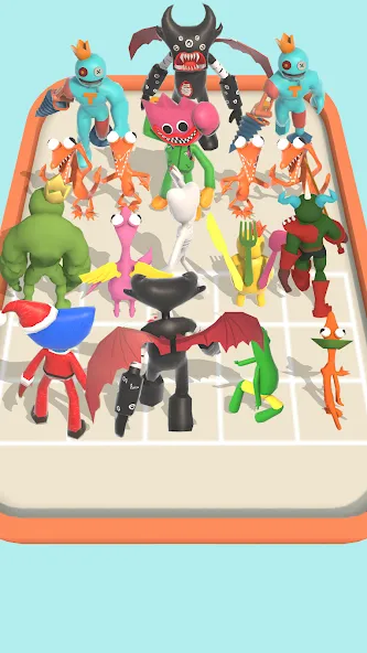Merge Monster Squad (Мердж Рейнбоу) [МОД: Много монет, Открытые уровни и Мега MOD] Screenshot 5