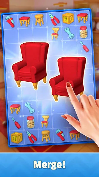Mergedom: Home Design (Мергедом) [МОД: Деньги, Монеты и Меню MOD] Screenshot 3