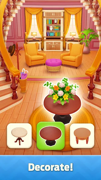 Mergedom: Home Design (Мергедом) [МОД: Деньги, Монеты и Меню MOD] Screenshot 4