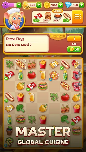 Merge Inn - Cafe Merge Game (Мердж Инн) [МОД: Много денег, Монет и Все открыто] Screenshot 4