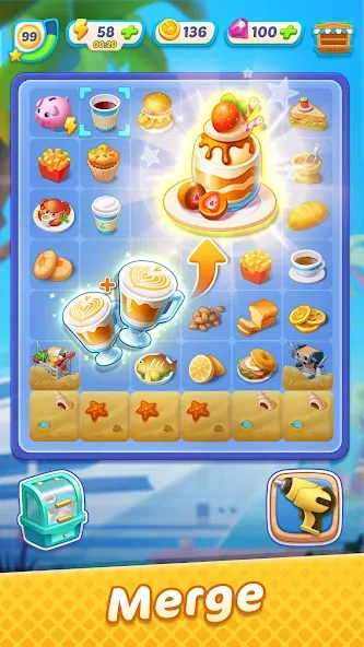 Gossip Harbor®: Merge & Story (Госсип Харбор) [МОД: Деньги, Монеты и Меню MOD] Screenshot 4