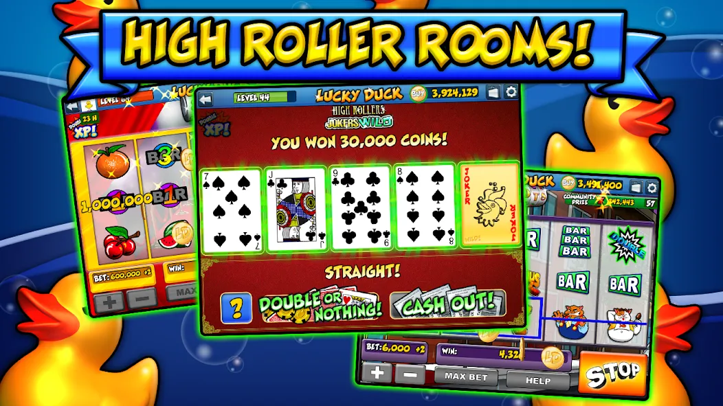 Lucky Duck Slots (Лаки Дак Слотс) [MOD: Бесконечные деньги] - Скриншот 5