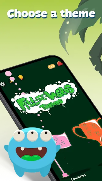 Fill The Words: Themes search [МОД: Много денег, Монет и Все открыто] Screenshot 2