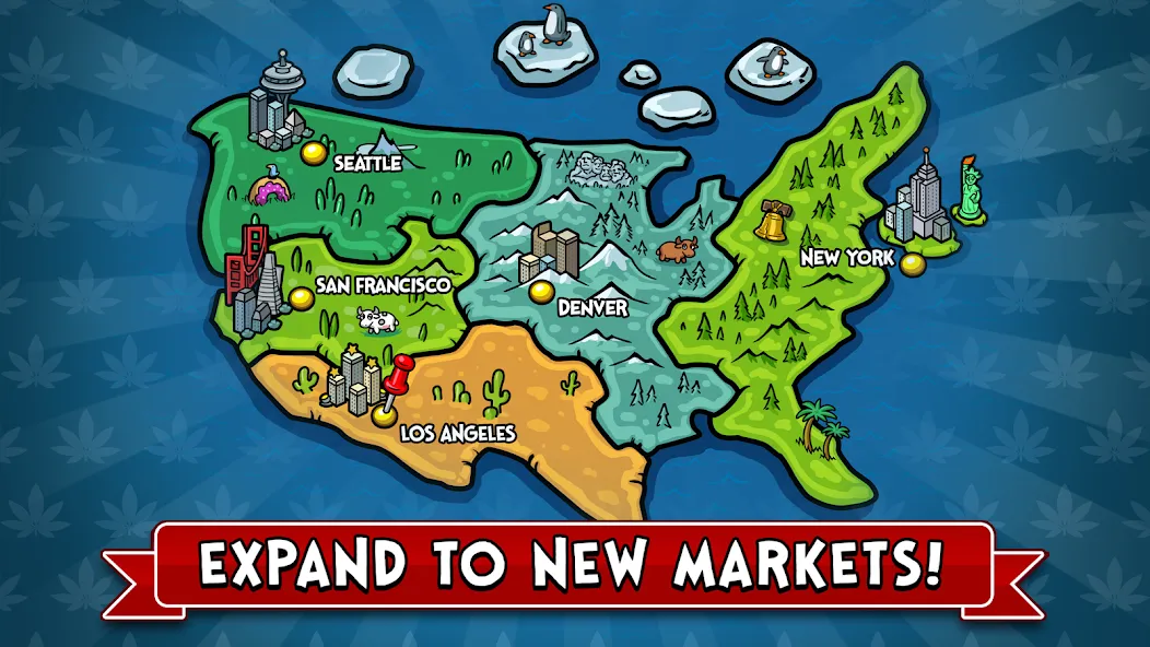 Weed Inc: Idle Tycoon (Уид Инк) [MOD: Бесконечные деньги] - Скриншот 5