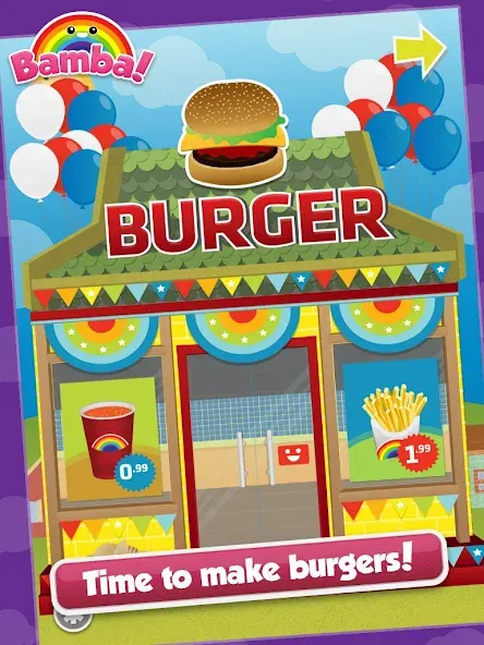 Bamba Burger (Бамба Бургер) [МОД: Много монет, Открытые уровни и Мега MOD] Screenshot 1