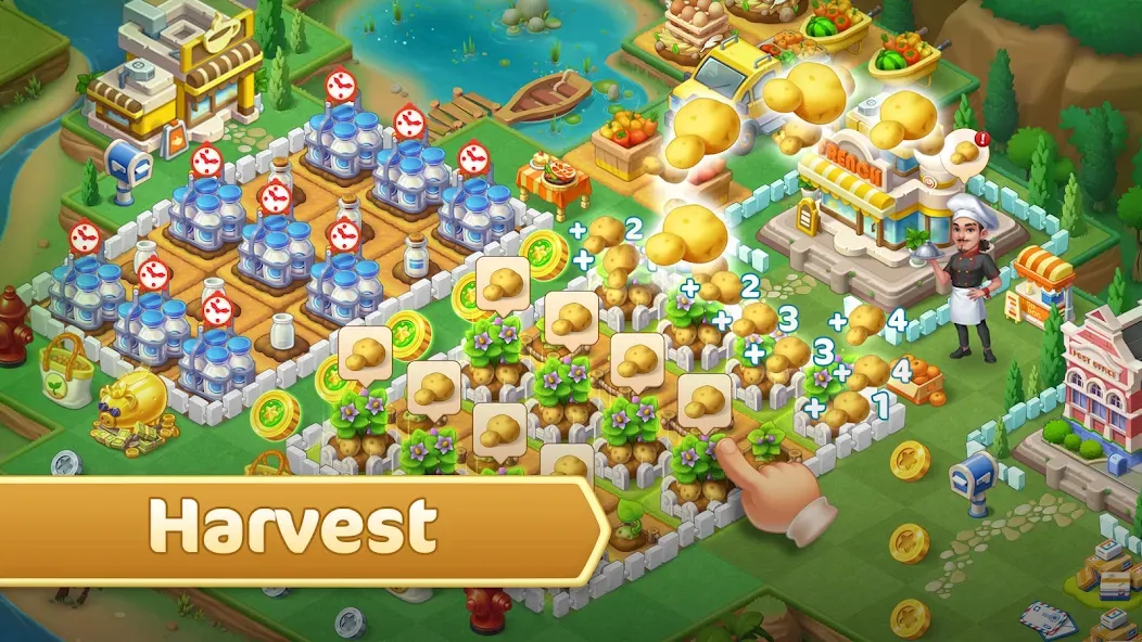 Merge County® (Мердж Каунти) [МОД: Много денег, Монет и Все открыто] Screenshot 2