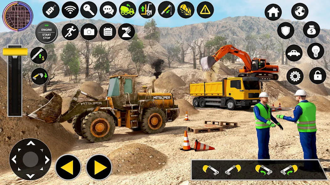 Construction Excavator Game 3D [МОД: Бесконечные деньги, Монеты и Мега MOD] Screenshot 5