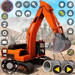 Скачать Construction Excavator Game 3D [МОД: Бесконечные деньги, Монеты и Мега MOD] | Взлом Construction Excavator Game 3D на Андроид