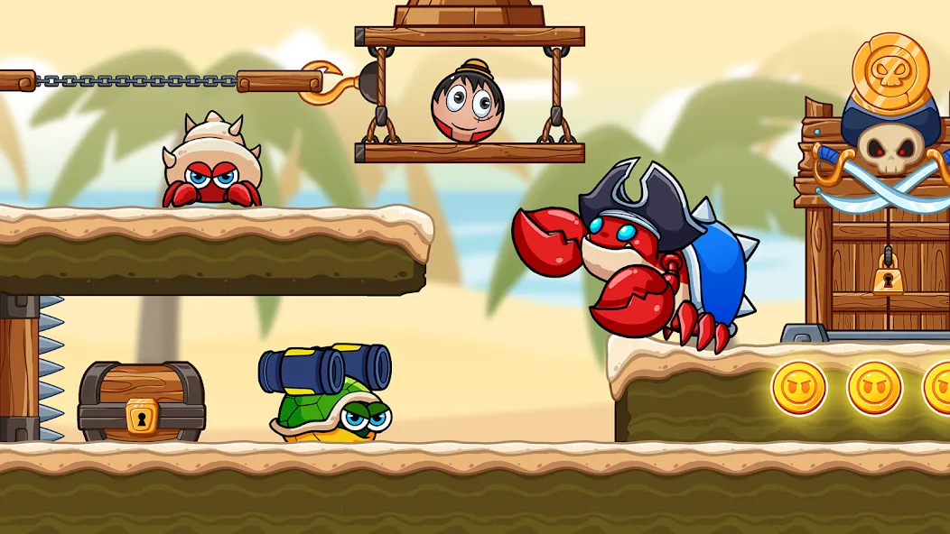 Ball V - Red Boss Challenge (Балл В) [МОД: Деньги, Монеты и Меню MOD] Screenshot 1