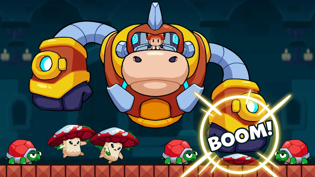 Super Meno - Jungle Platform (упер Мено) [МОД: Много монет, Открытые уровни и Мега MOD] Screenshot 3