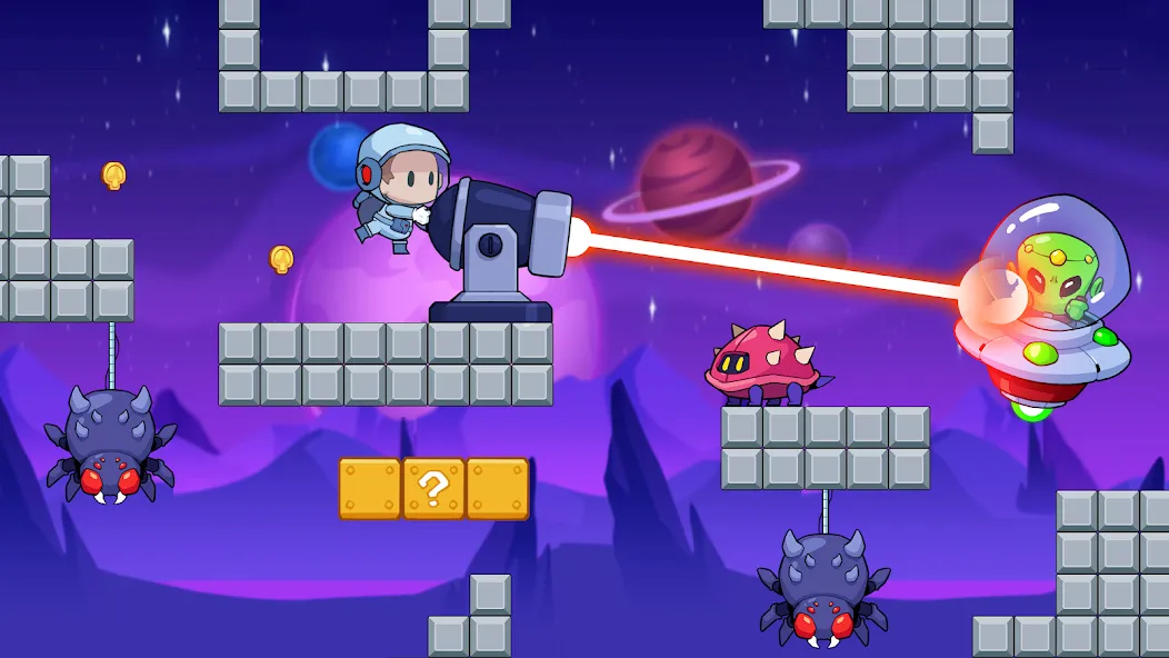 Super Meno - Jungle Platform (упер Мено) [МОД: Много монет, Открытые уровни и Мега MOD] Screenshot 5