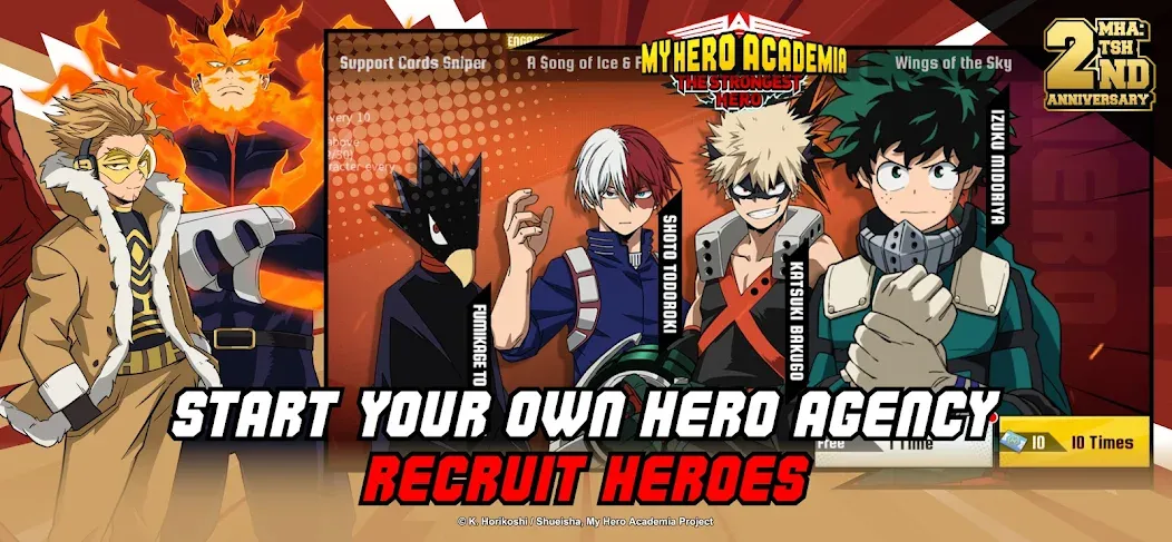 MHA:The Strongest Hero (Эмха) [МОД: Много монет, Открытые уровни и Мега MOD] Screenshot 5