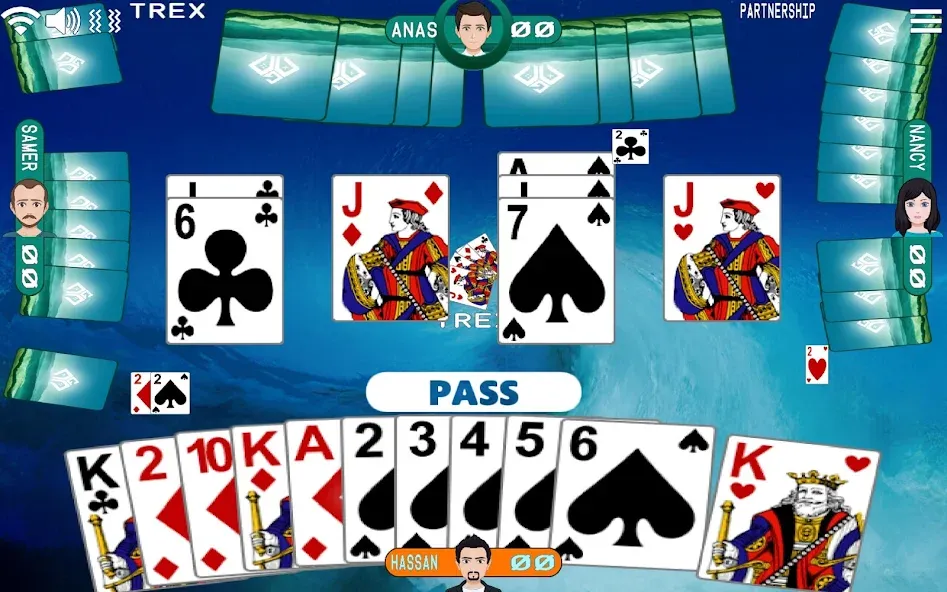 Golden Card Games Tarneeb Trix (Голден Кард Геймс Тарниб Трикс) [МОД: Бесконечные деньги, Монеты и Мега MOD] Screenshot 2