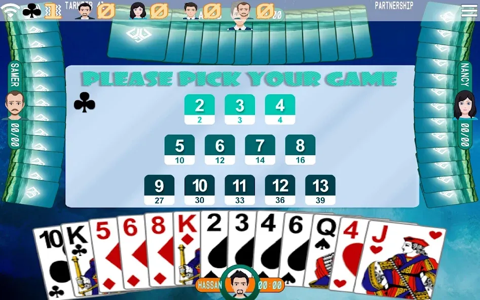 Golden Card Games Tarneeb Trix (Голден Кард Геймс Тарниб Трикс) [МОД: Бесконечные деньги, Монеты и Мега MOD] Screenshot 4