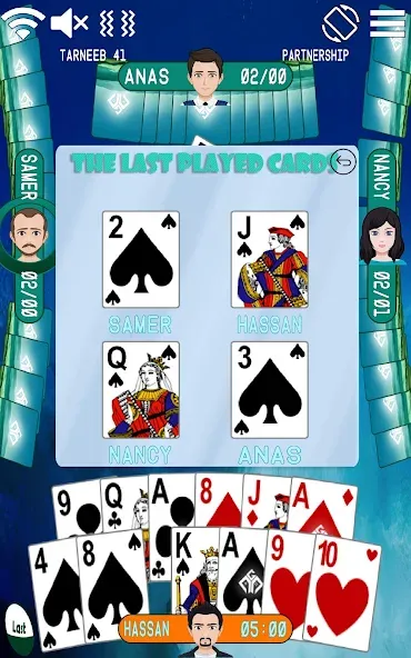 Golden Card Games Tarneeb Trix (Голден Кард Геймс Тарниб Трикс) [МОД: Бесконечные деньги, Монеты и Мега MOD] Screenshot 5