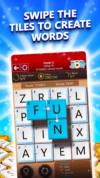 Wordament® by Microsoft (Майкрософт Вордамент) [МОД: Много денег, Монет и Все открыто] Screenshot 2