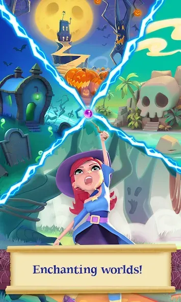 Bubble Witch 2 Saga (Бабл Витч 2 Сага) [МОД: Много денег, Монет и Все открыто] Screenshot 3
