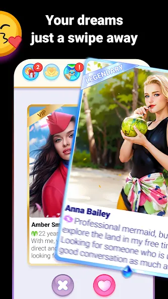 Love Stories: Dating game (Лав Сториз) [МОД: Много монет, Открытые уровни и Мега MOD] Screenshot 2