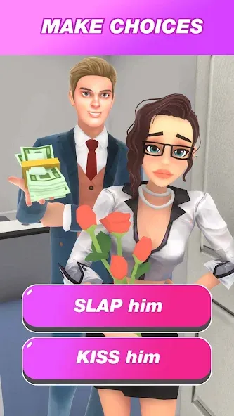 Become an Office Queen (Станьте королевой офиса) [МОД: Бесконечные деньги, Монеты и Мега MOD] Screenshot 1