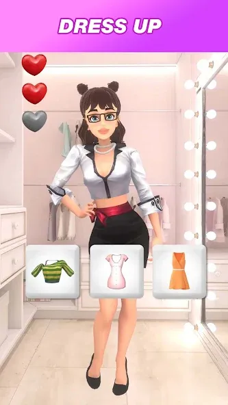 Become an Office Queen (Станьте королевой офиса) [МОД: Бесконечные деньги, Монеты и Мега MOD] Screenshot 3