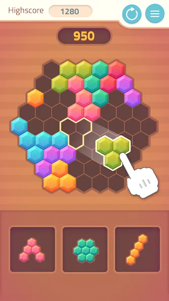 Triangles & Blocks (Полиблок) [МОД: Деньги, Монеты и Меню MOD] Screenshot 4