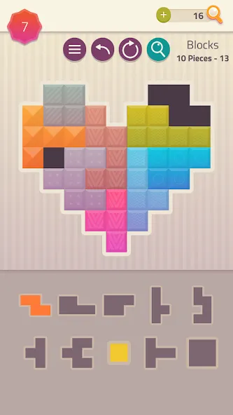 Polygrams - Tangram Puzzles (Полиграммы) [МОД: Все открыто, Дополнительные деньги и Меню MOD] Screenshot 3