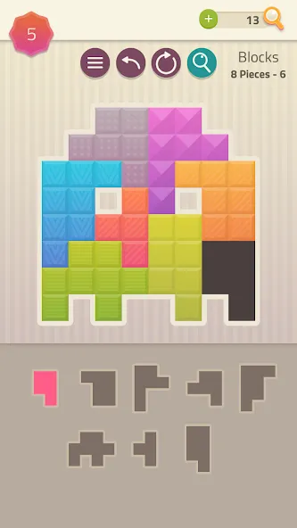 Polygrams - Tangram Puzzles (Полиграммы) [МОД: Все открыто, Дополнительные деньги и Меню MOD] Screenshot 5