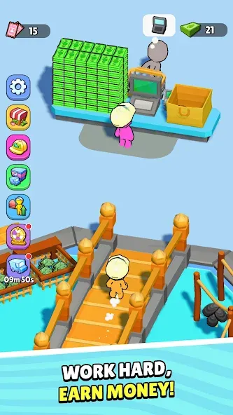 My Fish Mart: Idle Tycoon Game (Мой рыбный магазин) [МОД: Бесконечные деньги, Монеты и Мега MOD] Screenshot 4