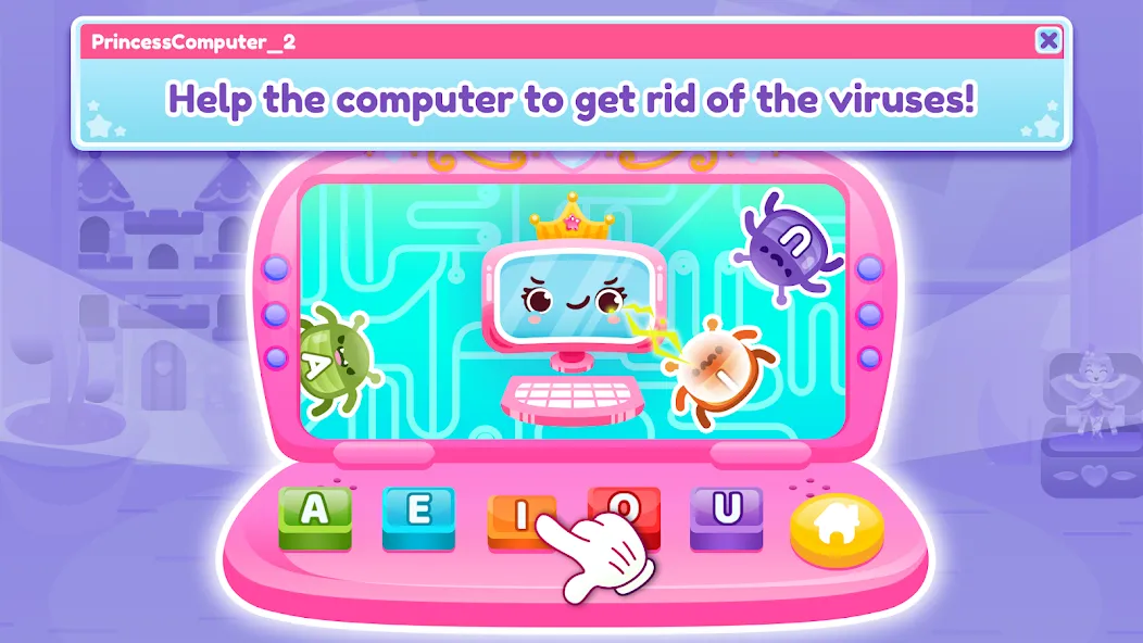 Princess Computer 2 Girl Games [МОД: Бесконечные деньги, Монеты и Мега MOD] Screenshot 2