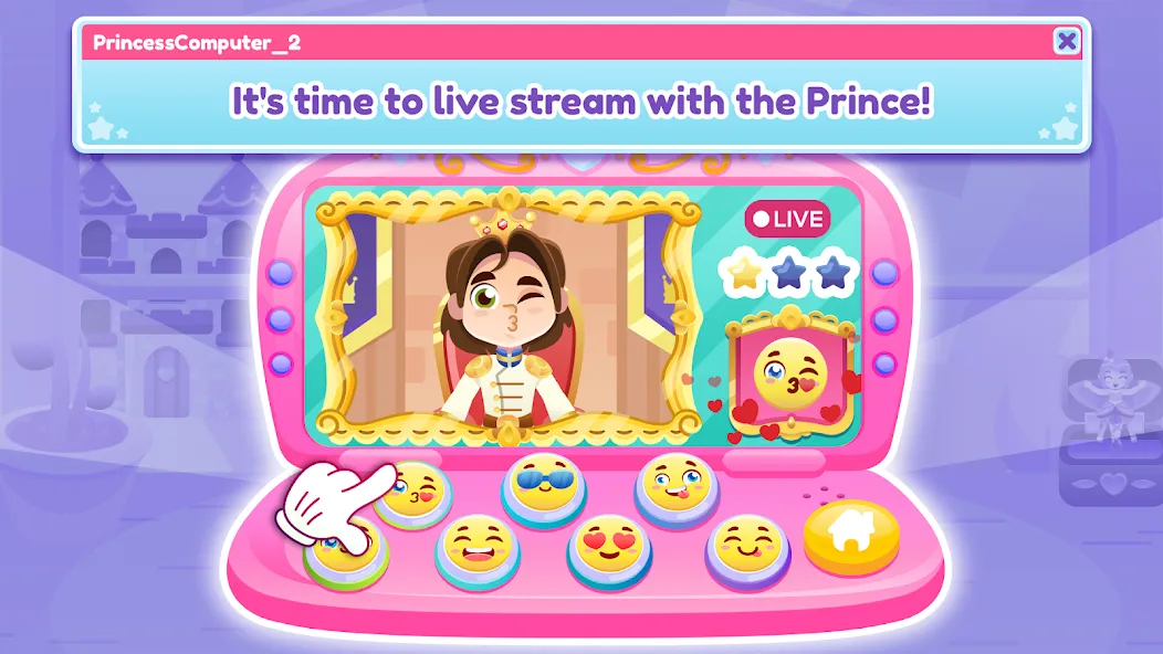 Princess Computer 2 Girl Games [МОД: Бесконечные деньги, Монеты и Мега MOD] Screenshot 3