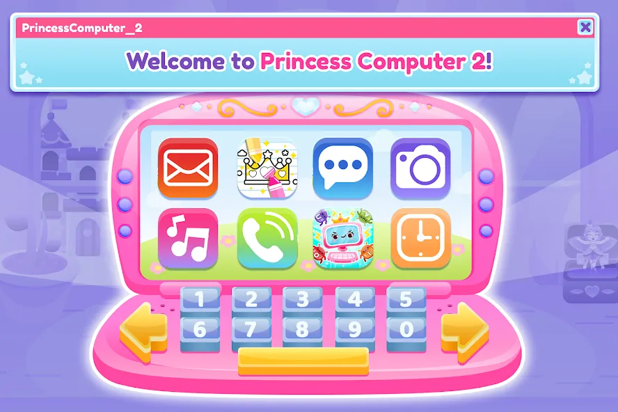 Princess Computer 2 Girl Games [МОД: Бесконечные деньги, Монеты и Мега MOD] Screenshot 5