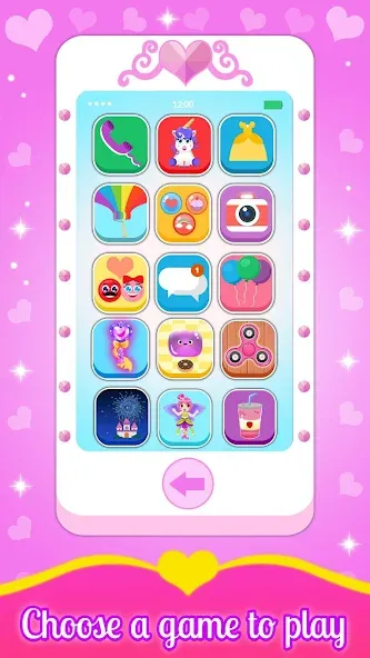 Baby Princess Phone [МОД: Все открыто, Дополнительные деньги и Меню MOD] Screenshot 1