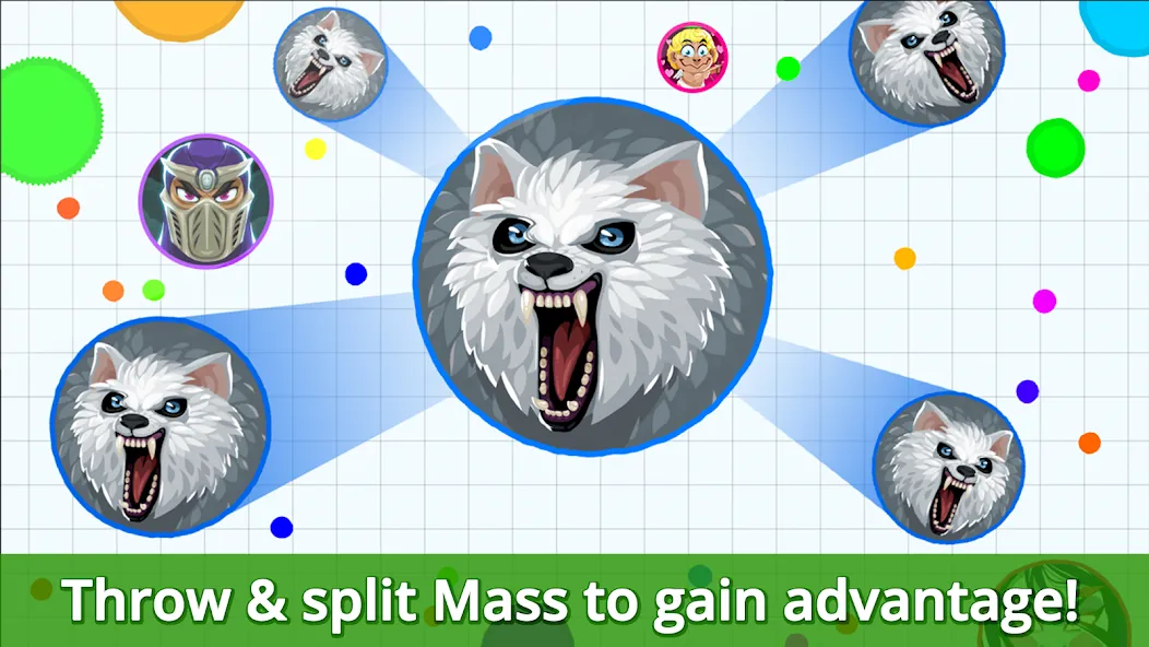 Agar.io [МОД: Бесконечные деньги, Монеты и Мега MOD] Screenshot 5