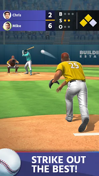 Baseball: Home Run Sports Game (Бейсбол) [МОД: Бесконечные деньги, Монеты и Мега MOD] Screenshot 3