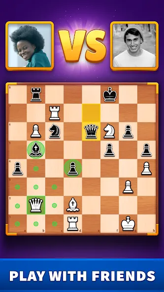 Chess Clash: Online & Offline [МОД: Много монет, Открытые уровни и Мега MOD] Screenshot 1