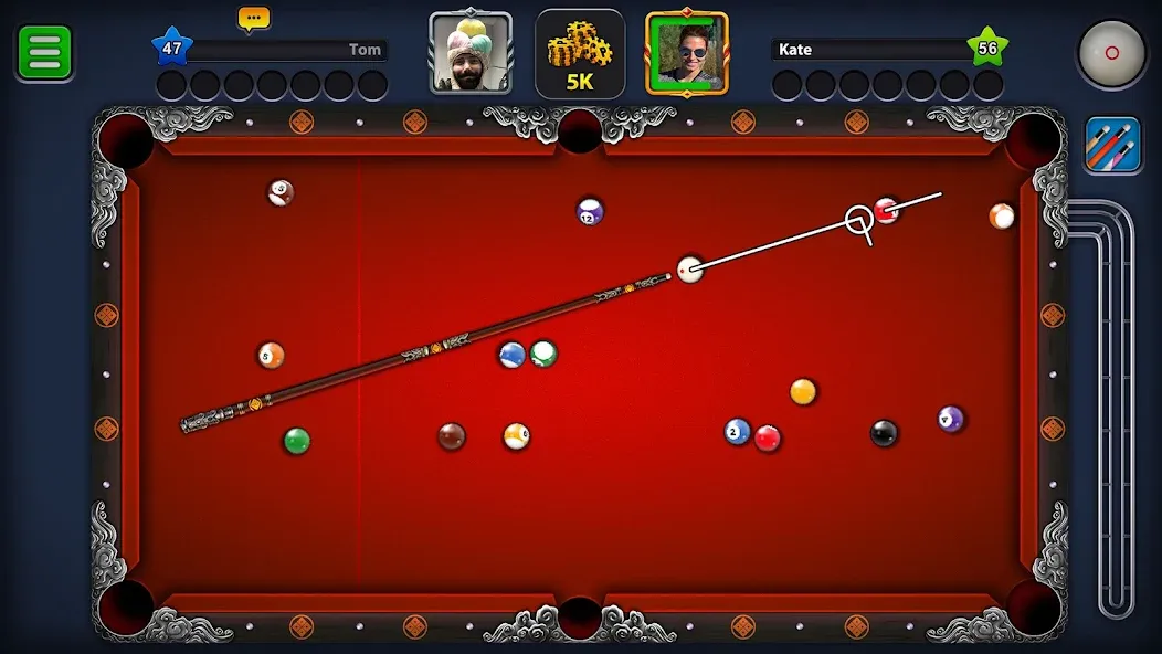 8 Ball Pool (Шаровый Бильярд) [МОД: Много денег, Монет и Все открыто] Screenshot 2